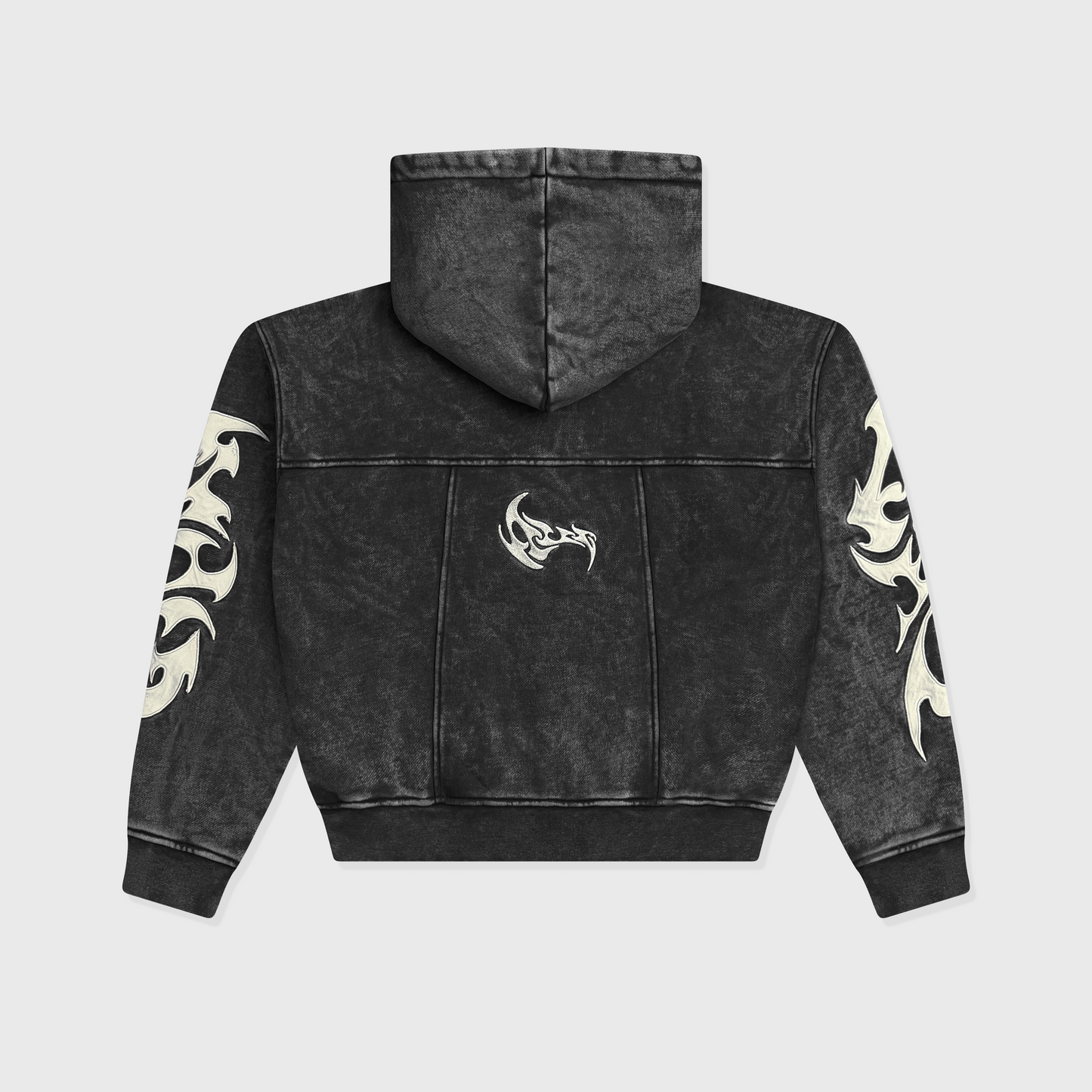 CARBON WASHED ZIP UP