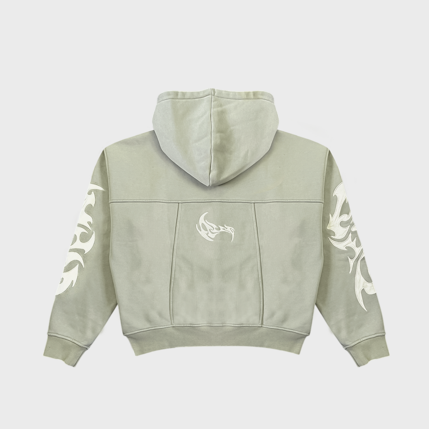 CELADON WASHED ZIP UP